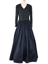 Escada Sequin Bodice Gown Dress arcadeshops.com