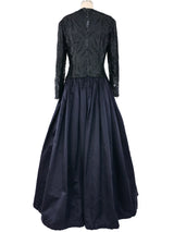 Escada Sequin Bodice Gown Dress arcadeshops.com