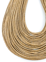 African Leather Bib Necklace Accessory arcadeshops.com