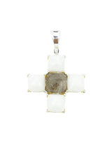 Francesca Romana Stone Cross Pendant Accessory arcadeshops.com