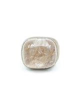 Brazilian Wood Rutilated Quartz Ring Accessory arcadeshops.com