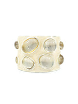 Francesca Romana Enameled Cabochon Cuff Accessory arcadeshops.com