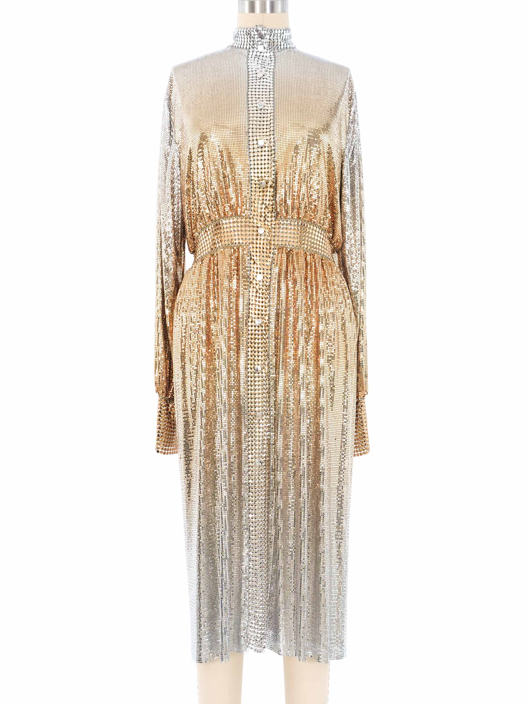 Paco Rabanne Ombre Metal Mesh Dress Paco Rabanne Ombre Metal Mesh Dress