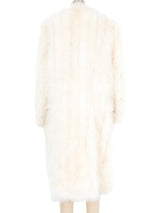 White Marabou Feather Jacket Jacket arcadeshops.com