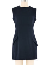 Stephen Sprouse Wool Shift Dress Dress arcadeshops.com