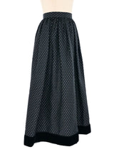 Sparkled Quilted Maxi Skirt Bottom arcadeshops.com