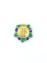 Glass Flower Earrings Accessory arcadeshops.com