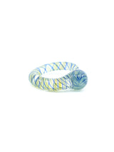 Swirled Blue Glass Dome Ring Accessory arcadeshops.com