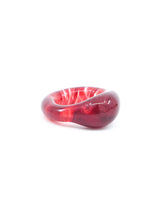 Red Blown Glass Ring Accessory arcadeshops.com