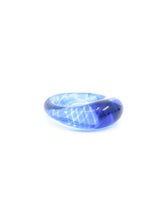 Blue Blown Glass Ring Accessory arcadeshops.com