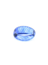 Blue Blown Glass Ring Accessory arcadeshops.com