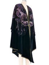 1970s Roberto Cavalli Layered Suede Shawl Outerwear arcadeshops.com
