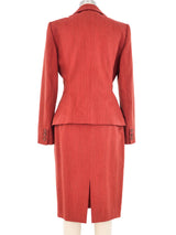 Givenchy Rust Skirt Suit Suit arcadeshops.com