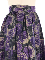 Ungaro Floral Taffeta Skirt Bottom arcadeshops.com