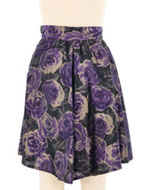 Ungaro Floral Taffeta Skirt Bottom arcadeshops.com