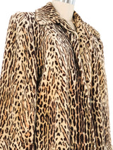 1940s Leopard Velvet Coat Outerwear arcadeshops.com