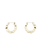 14k Scalloped Hoop Earrings Fine Jewelry arcadeshops.com