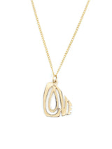 14k Gold Love Pendant Necklace Fine Jewelry arcadeshops.com
