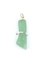 Green Jade Figa Pendant Fine Jewelry arcadeshops.com