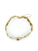 14k Gold Diamond Accented Flower Bracelet Fine Jewelry arcadeshops.com