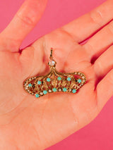 14k Crown Pendant Fine Jewelry arcadeshops.com