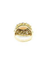 18k Diamond Accented Coral Ring Fine Jewelry arcadeshops.com