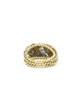 Diamond Accented Rope Style Dome Ring Fine Jewelry arcadeshops.com