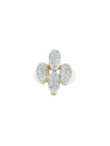 18k Pave Diamond Statement Ring Fine Jewelry arcadeshops.com