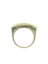 14k Rectangular Gold Ring with Diamonds Fine Jewelry arcadeshops.com