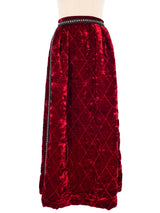 Adolfo Tudor Inspired Velvet Ensemble Suit arcadeshops.com