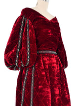 Adolfo Tudor Inspired Velvet Ensemble Suit arcadeshops.com