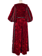 Adolfo Tudor Inspired Velvet Ensemble Suit arcadeshops.com
