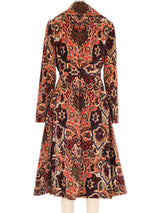 Neiman Marcus Paisley Velvet Coat Outerwear arcadeshops.com