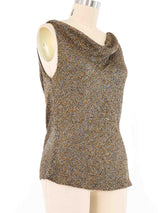 Ralph Lauren Bronze Beaded Top Top arcadeshops.com