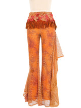 Michael Casey Embellished Lace Pant Ensemble Suit arcadeshops.com