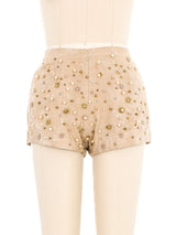 1940s Burlesque Hostess Coat and Hot Pants Suit arcadeshops.com