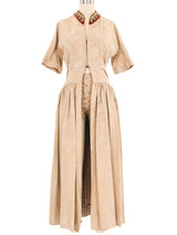 1940s Burlesque Hostess Coat and Hot Pants Suit arcadeshops.com