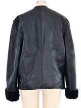 Gucci Shearling Leather Jacket Outerwear arcadeshops.com