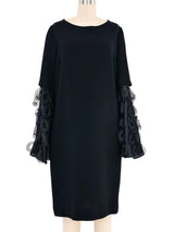 Pierre Cardin Loop Fringed Dress Dress arcadeshops.com