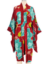 Multicolor Shibori Kimono Jacket arcadeshops.com