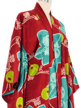Multicolor Shibori Kimono Jacket arcadeshops.com