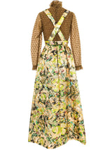 Metallic Apron Hostess Dress Dress arcadeshops.com