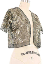 1920s Sequin Net Jacket Jacket arcadeshops.com