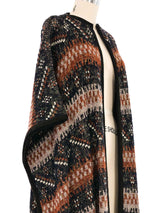 Metallic Knit Poncho Jacket arcadeshops.com