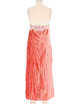 Lace Accented Velvet Slip Dress Dress arcadeshops.com