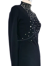 Gianni Versace Studded Zip Around Dress Dress arcadeshops.com