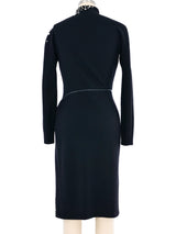 Gianni Versace Studded Zip Around Dress Dress arcadeshops.com