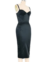 Dolce and Gabbana Satin Bustier Dress Dress arcadeshops.com