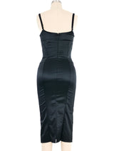 Dolce and Gabbana Satin Bustier Dress Dress arcadeshops.com