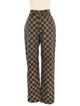 Fendi Checkered Trousers Bottom arcadeshops.com